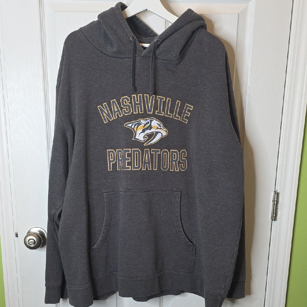 Fanatics NHL Nashville Predators Victory Arch Pullover Hoodie, Men's Size 3XL